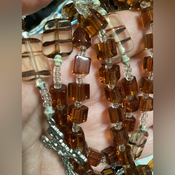 New handmade Rosary/necklace with cross - #174 - Picture 5 of 9